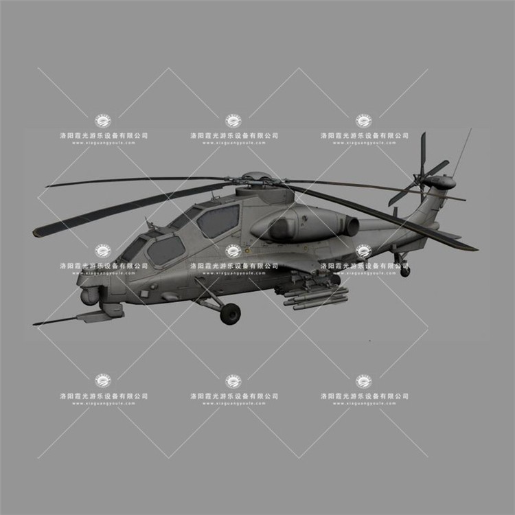 瓮安武装直升机3D模型